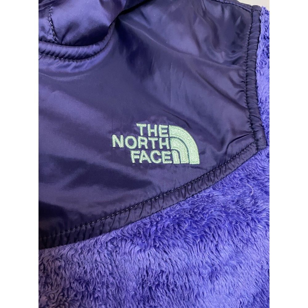 The North Face WOMENS Violet High Pile Fleece Furry Full Zip Hooded Jacket Small